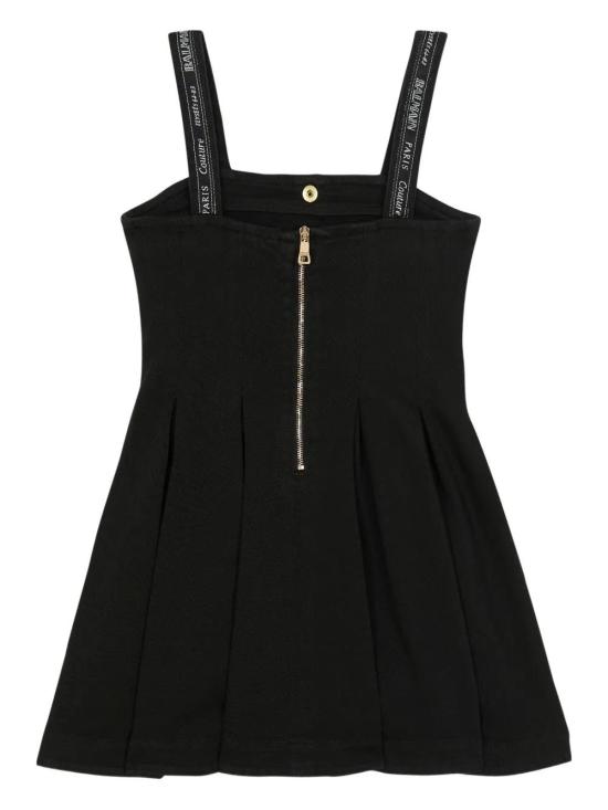 25FW [키즈] 발망 원피스 BX1D12 D0039 930OR Black - BALMAIN