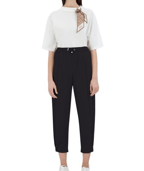 25SS 에르노 스트레이트 팬츠 PT00031D Black - HERNO