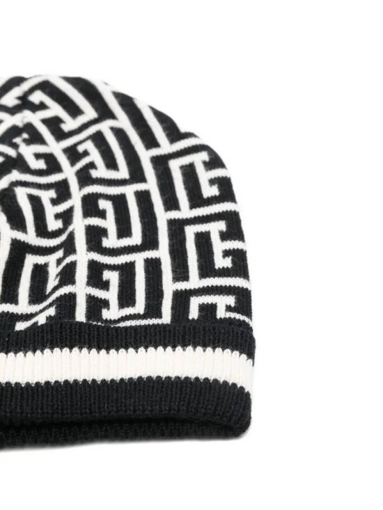 25FW [키즈] 발망 모자 BX0507 Z2312 104NE Cream - BALMAIN