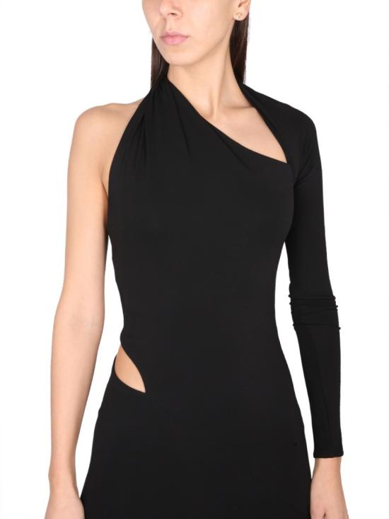  베르사체 롱 원피스 1009999 1A012531B000 Black - VERSACE