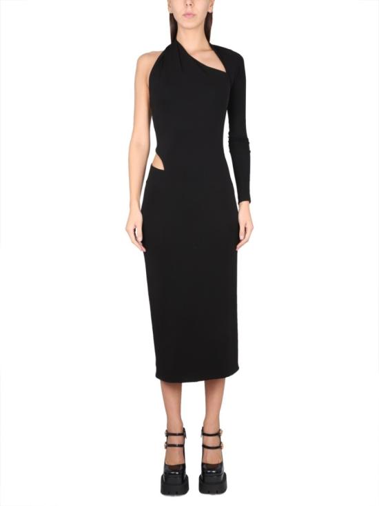  베르사체 롱 원피스 1009999 1A012531B000 Black