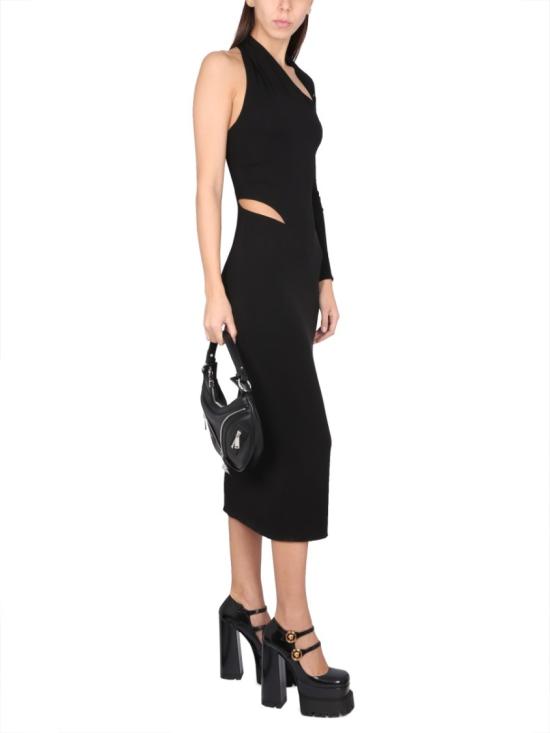  베르사체 롱 원피스 1009999 1A012531B000 Black - VERSACE