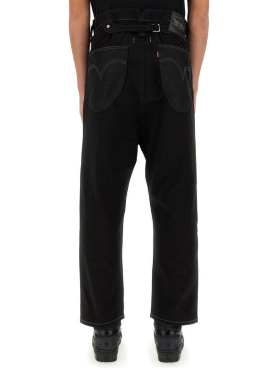  와타나베 준야 스트레이트 팬츠 WL P908 100 1 Black - JUNYA WATANABE
