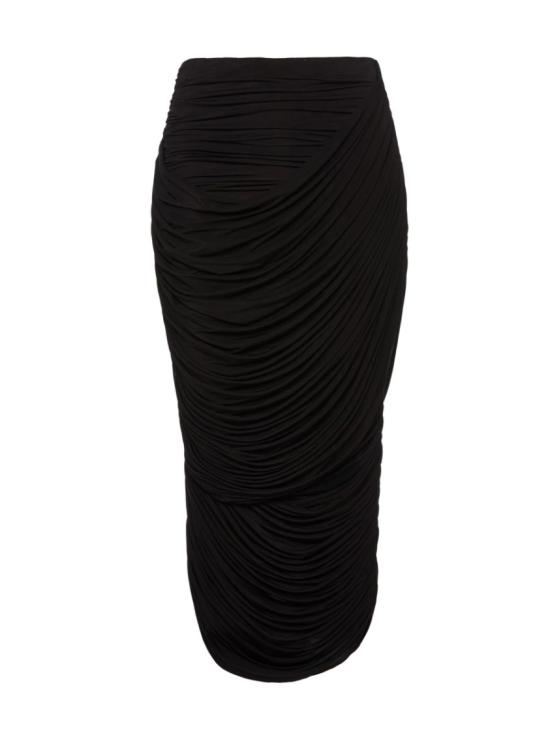 25FW 마그다뷰트림 스커트 221925 BLACK