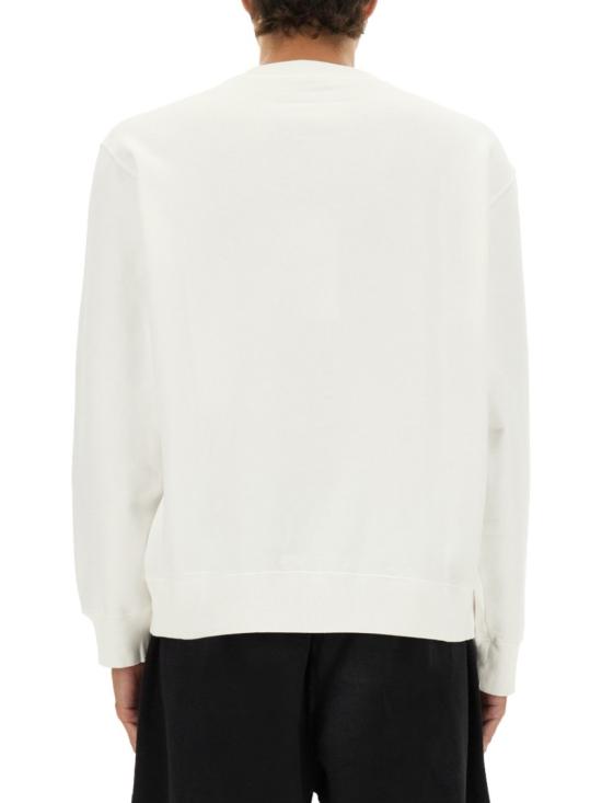 25FW MM6 메종마르지엘라 라지 M 로고 넘버 프린트 스웨트 셔츠 SH0GU0029 M25014101 White - MM6 MAISON MARGIELA