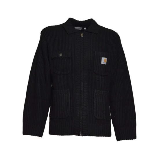 25FW 칼하트 WIP 초어 니트 자켓 I035399 89XX Black