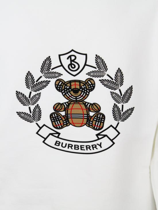 25FW [키즈] 버버리 니트/스웻셔츠 8069197 A1464 White - BURBERRY