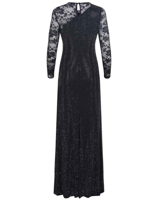 25FW 셀프 포트레이트 롱 원피스 PF25 100XABLACK Black - SELF PORTRAIT