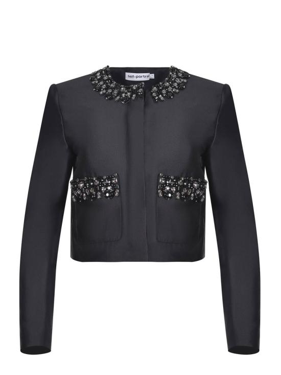 25FW 셀프 포트레이트 자켓 AW25 061JBLACK Black