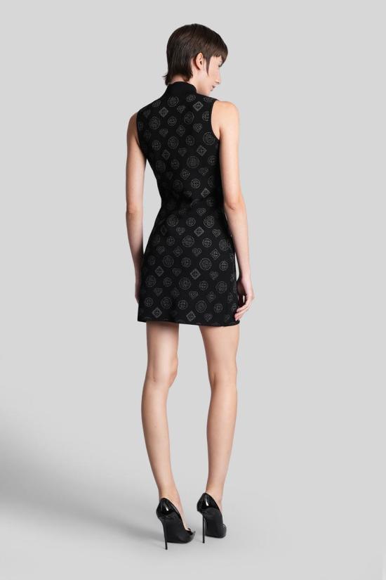 25FW 카사블랑카 미디 원피스 427187 W AW25 KW 1121 Black - CASABLANCA