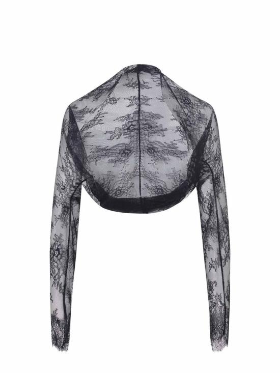 25FW 알베르타 페레티 긴팔 티셔츠 3302 66200555 Black