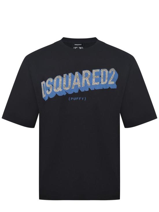 25FW 디스퀘어드2 반팔 티셔츠 S74GD1445D20020 900 Black