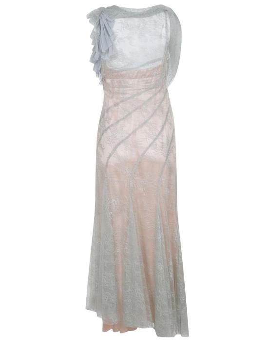 25FW 알베르타 페레티 롱 원피스 0439 66200483 GREY - ALBERTA FERRETTI