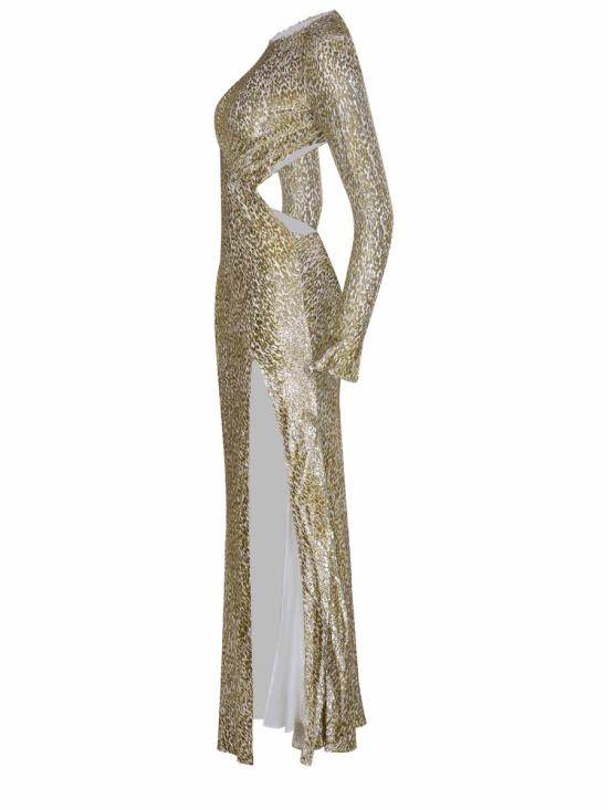 25FW 셀프 포트레이트 롱 원피스 PF25 060XAGOLD Gold - SELF PORTRAIT