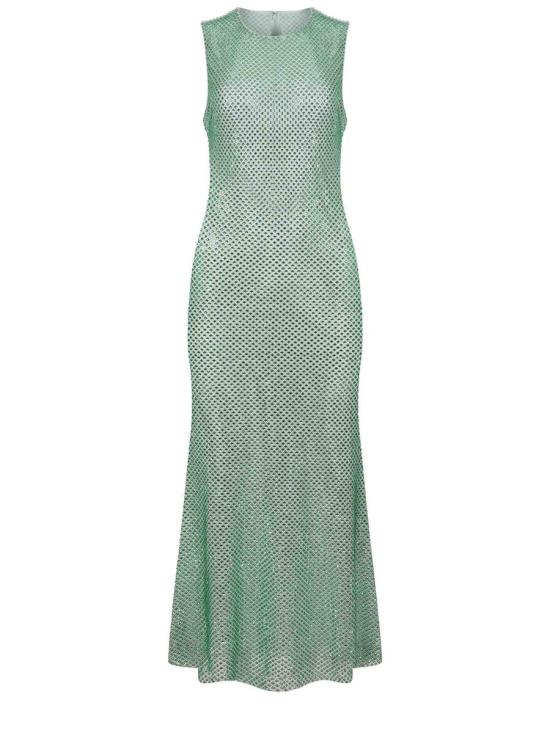 25FW 셀프 포트레이트 롱 원피스 PF25 101MGREEN Green