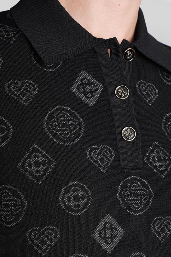 25FW 카사블랑카 셔츠 427186 W AW25 KW 1077 Black - CASABLANCA