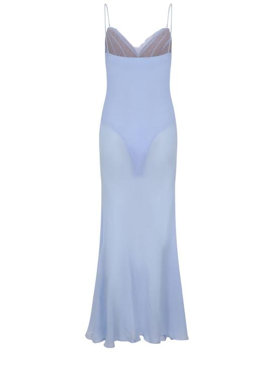 25FW 셀프 포트레이트 롱 원피스 PF25 090XABLUE - SELF PORTRAIT