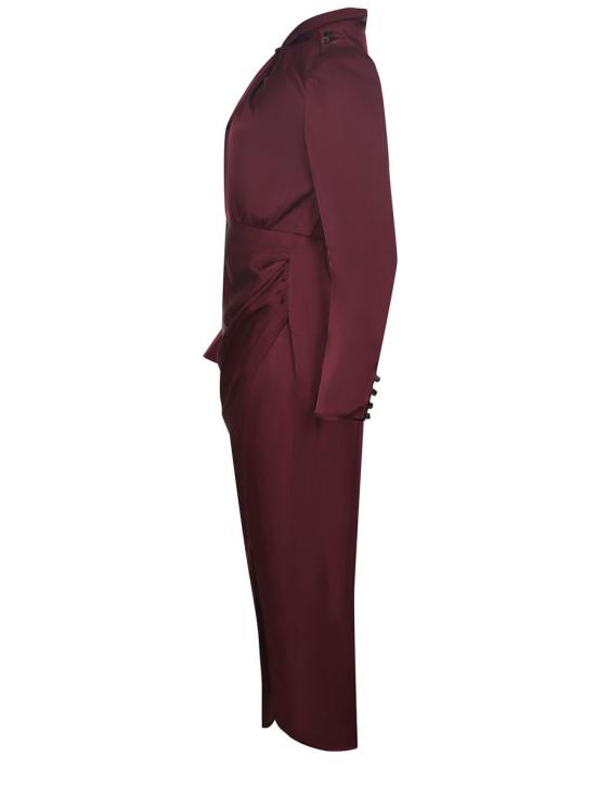 25FW 셀프 포트레이트 미디 원피스 RS25 911MRED PURPLE - SELF PORTRAIT