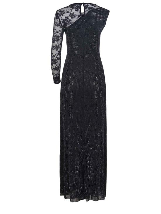 25FW 셀프 포트레이트 롱 원피스 PF25 100XBLACK Black - SELF PORTRAIT