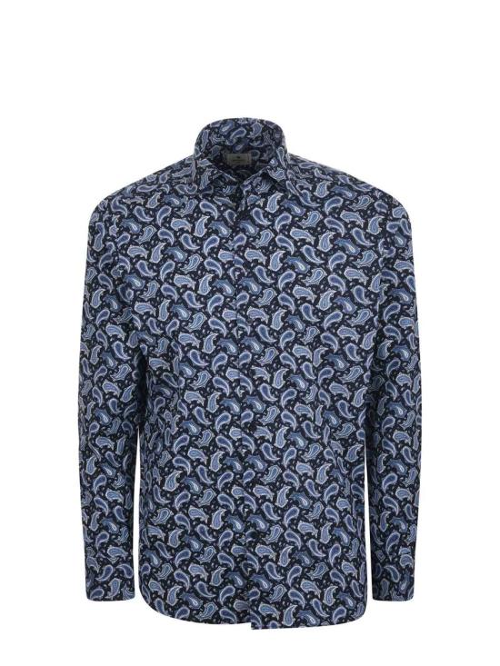 25FW 에트로 긴팔 셔츠 MRIB002599SA5M4 X0885 BLU