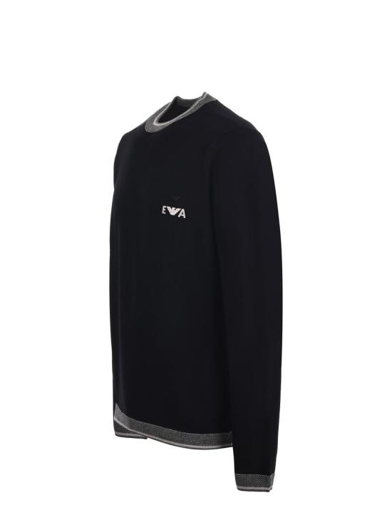 25FW 엠포리오 아르마니 스웨터 EM003387AF14697 UC001 Black - EMPORIO ARMANI