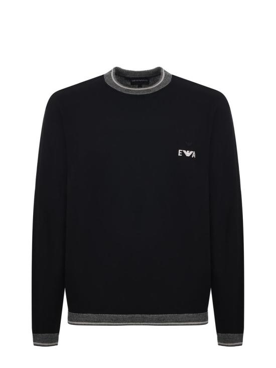 25FW 엠포리오 아르마니 스웨터 EM003387AF14697 UC001 Black