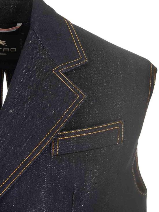 25FW 에트로 베스트 WRNI0002AD177S9000 Blue - ETRO