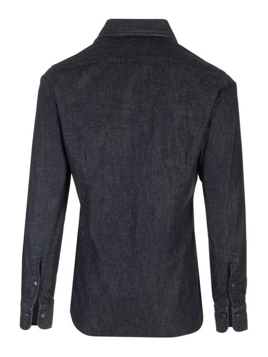  발바 긴팔 셔츠 LIU13P01440390001 Blue - BARBA