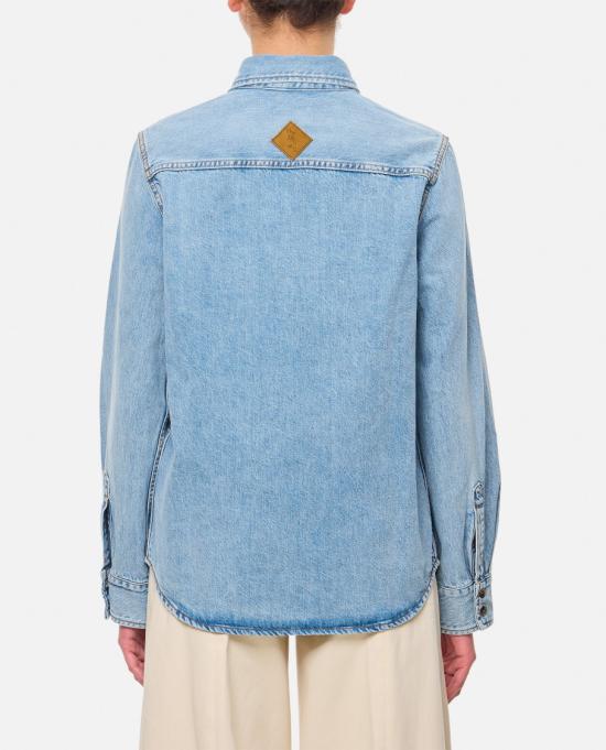 25SS 하이쿠레 데님 셔츠 HEW06082DF127L0877L0877 Blue - HAIKURE