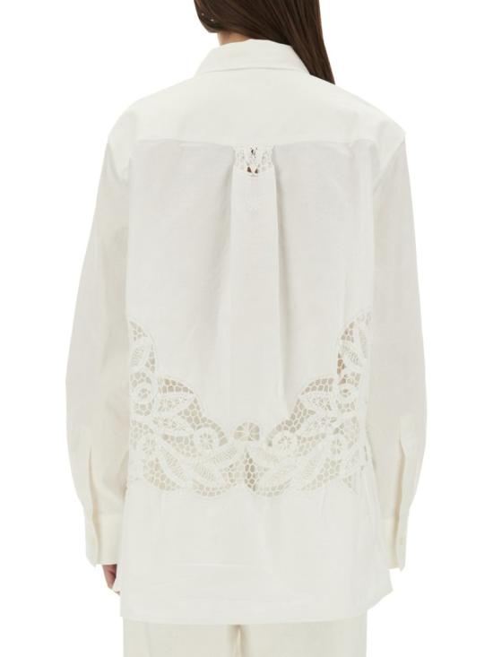 25SS 마린세르 블라우스 USI022A UWOV0045WH20 White - MARINE SERRE