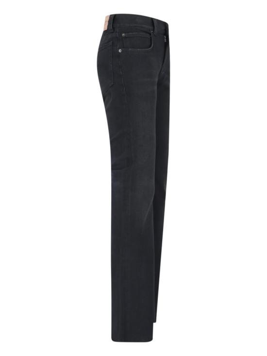 25FW 발렌시아가 슬림 핏 부츠컷 팬츠 838692 TSWC38582 Black - BALENCIAGA