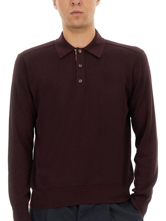  버버리 폴로 니트 8113790 C1494 Black - BURBERRY