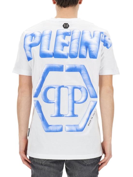 필립 플레인 반팔 티셔츠 SADCMTK6787 PJY002N01 White - PHILIPP PLEIN