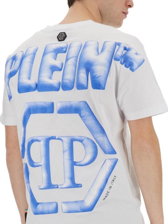  필립 플레인 반팔 티셔츠 SADCMTK6787 PJY002N01 White - PHILIPP PLEIN