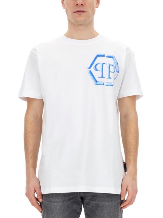  필립 플레인 반팔 티셔츠 SADCMTK6787 PJY002N01 White