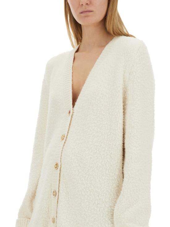  마르지엘라 오버사이즈 파일 가디건 SI0GP0002 S17664101 White - MAISON MARGIELA