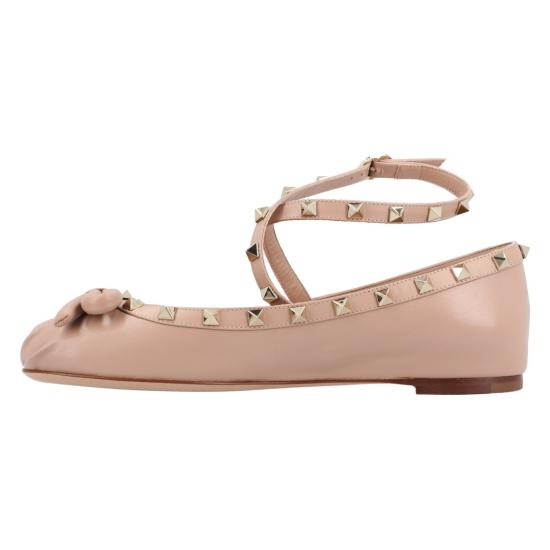  발렌티노 가라바니 플랫 슈즈 5W2S0HB6XGRGF9 Pink - VALENTINO GARAVANI