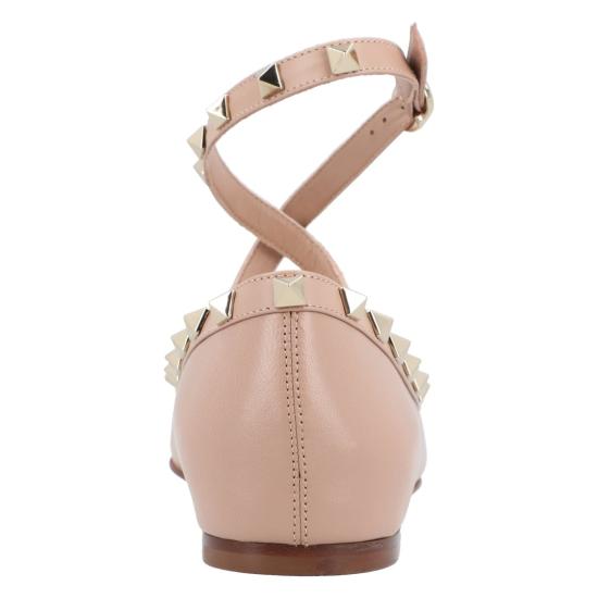  발렌티노 가라바니 플랫 슈즈 5W2S0HB6XGRGF9 Pink - VALENTINO GARAVANI