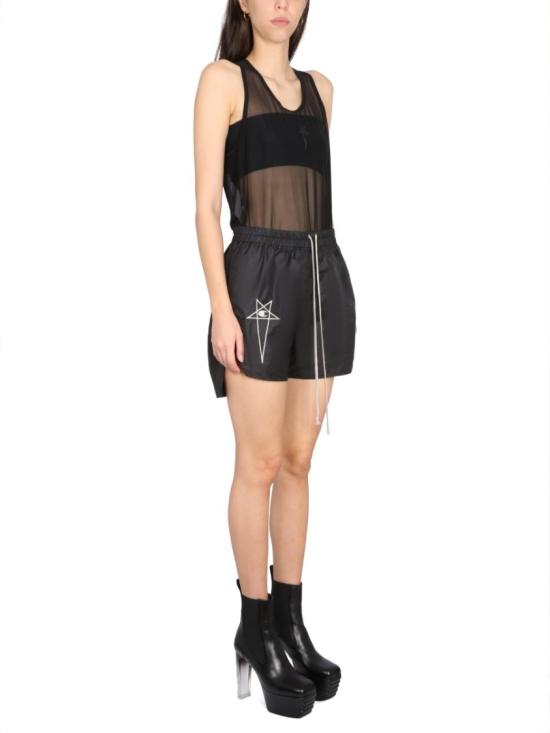  릭오웬스 x 챔피온 민소매 티셔츠 CW02C9234 CHMNET09 Black - RICK OWENS X CHAMPIONS