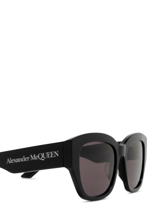 26FW 알렉산더 맥퀸 선글라스 AM0451SA 001 BLACK - ALEXANDER MCQUEEN
