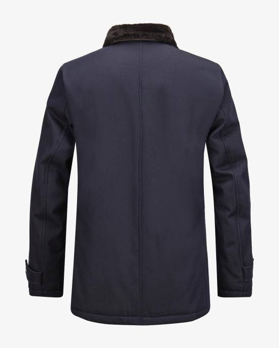 25FW 에르노 사선 울 카코트 IM000369U 33186 9200 BLUE - HERNO