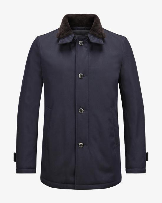 25FW 에르노 사선 울 카코트 IM000369U 33186 9200 BLUE