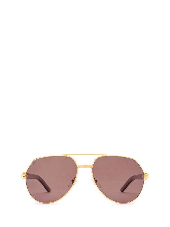 26FW 까르띠에 선글라스 CT0272S 004 GOLD BURGUNDY