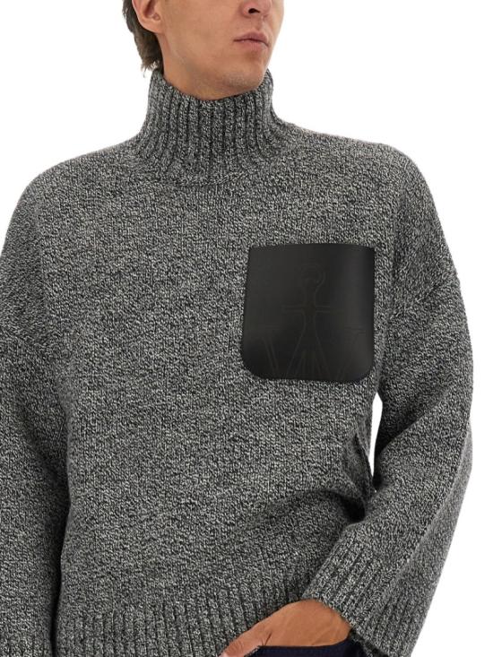 25FW JW앤더슨 터틀넥 KW1234 YN0367929 Grey - JW ANDERSON