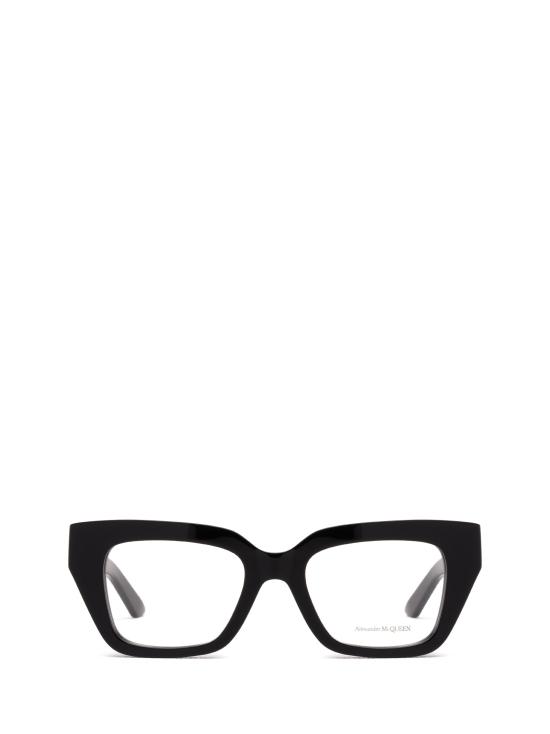 26FW 알렉산더 맥퀸 안경 AM0453O 001 BLACK
