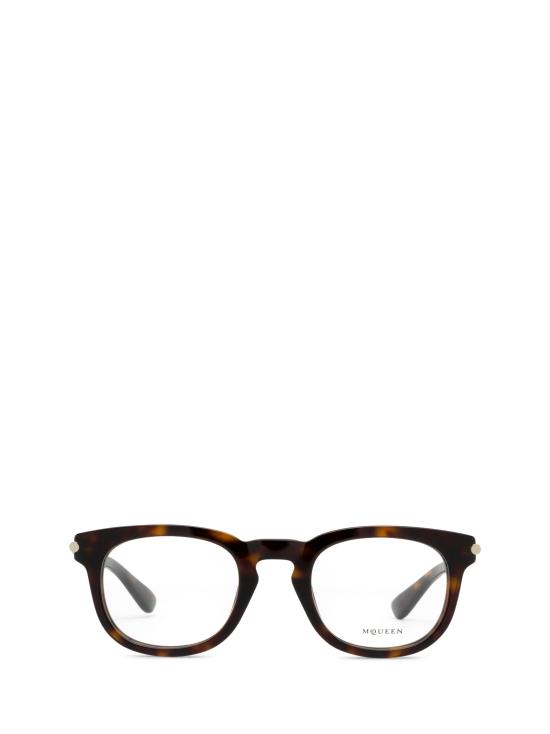 26FW 알렉산더 맥퀸 안경 AM0498O 002 HAVANA