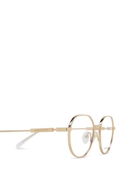 26FW 알렉산더 맥퀸 안경 AM0479O 002 GOLD - ALEXANDER MCQUEEN