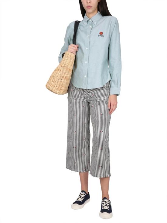  겐조 데님 팬츠 FD52DP214 6J1DM Grey - KENZO