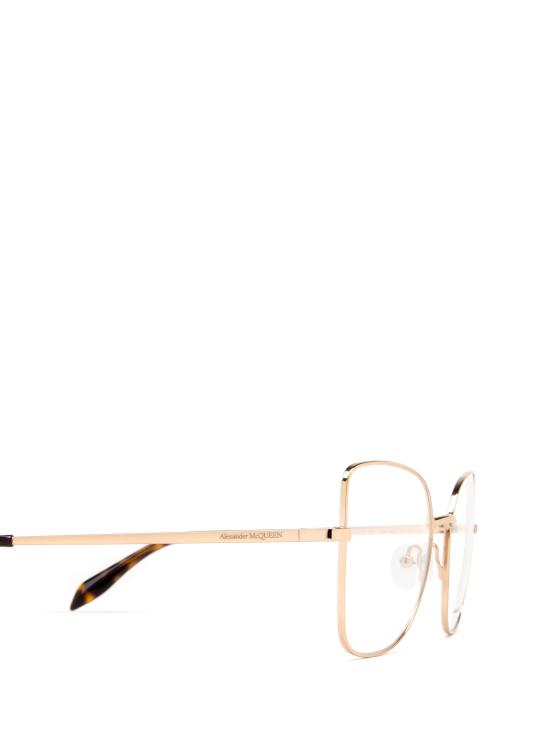 26FW 알렉산더 맥퀸 안경 AM0416O 003 GOLD - ALEXANDER MCQUEEN