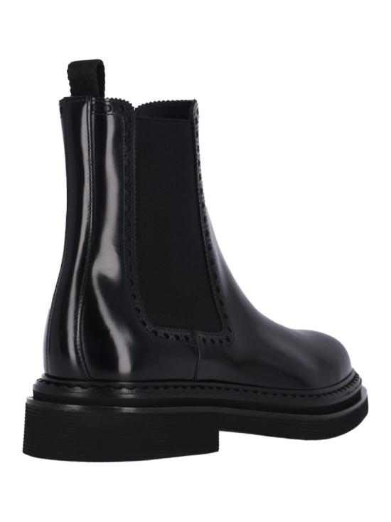 25FW 돌체앤가바나 브러쉬드 카프스킨 앵클 부츠 A60592 A120380999 Black - DOLCE & GABBANA